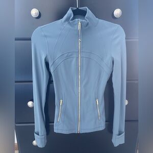 Lululemon Define Jacket Nulu – Steel Blue/Gold Size 2